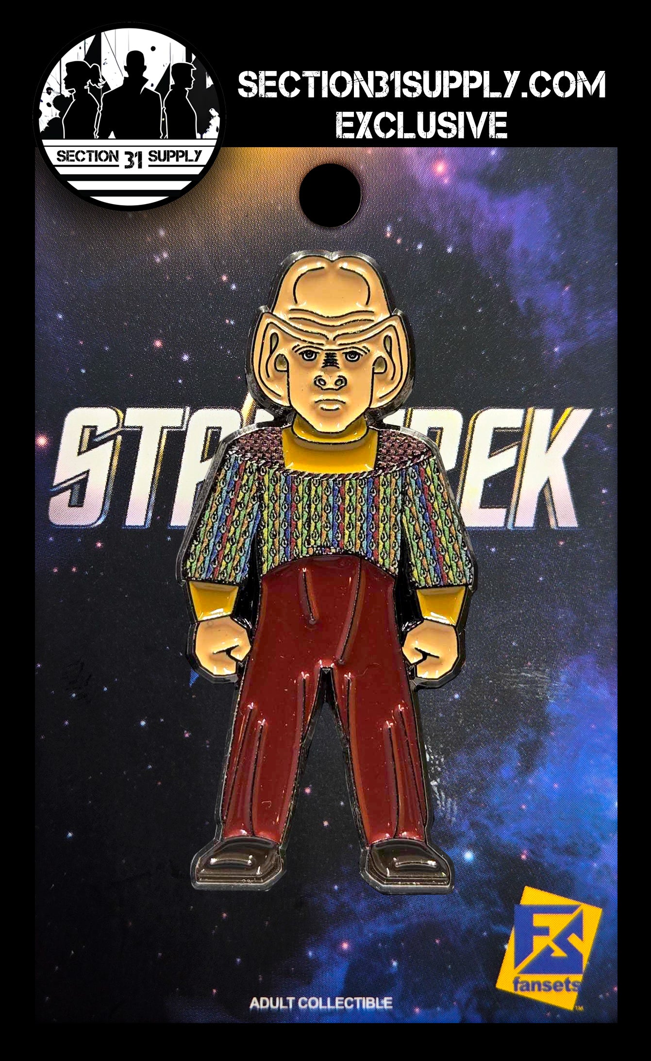 Star Trek: Nog FanSets pin